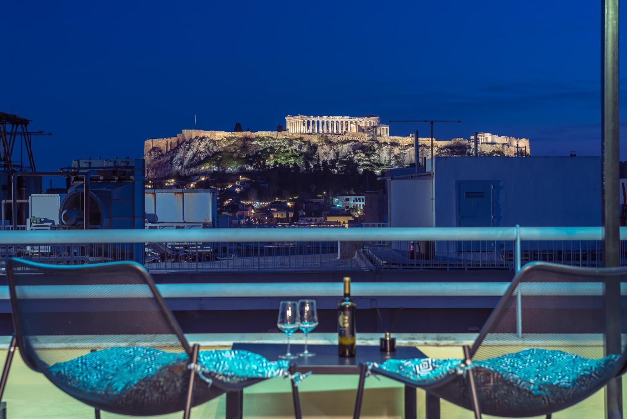 Acropolis View Mini Sky Suite & Hot Tub アテネ エクステリア 写真