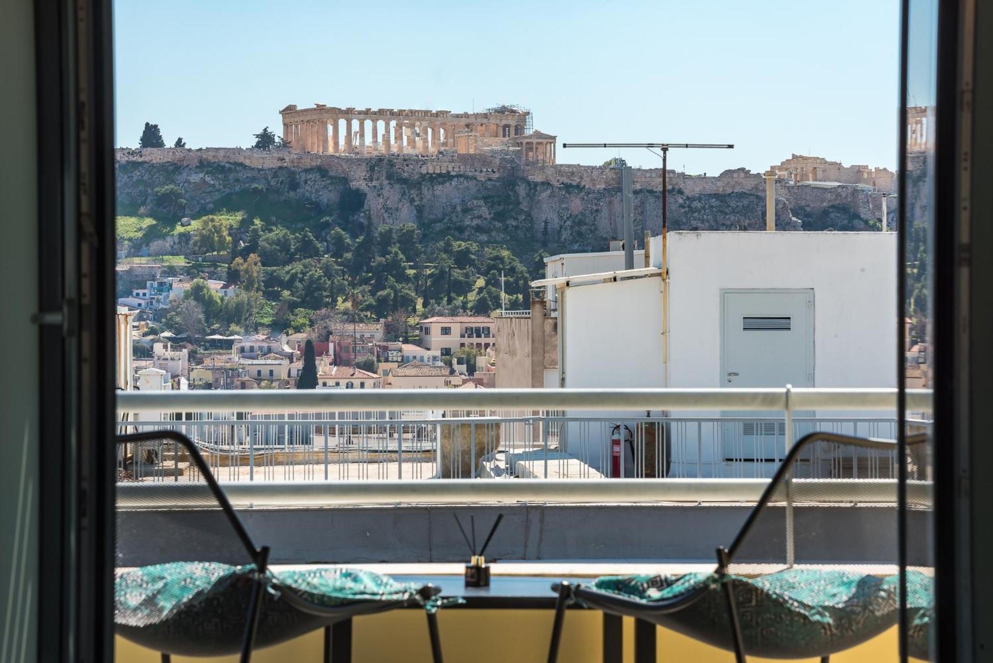 Acropolis View Mini Sky Suite & Hot Tub アテネ エクステリア 写真