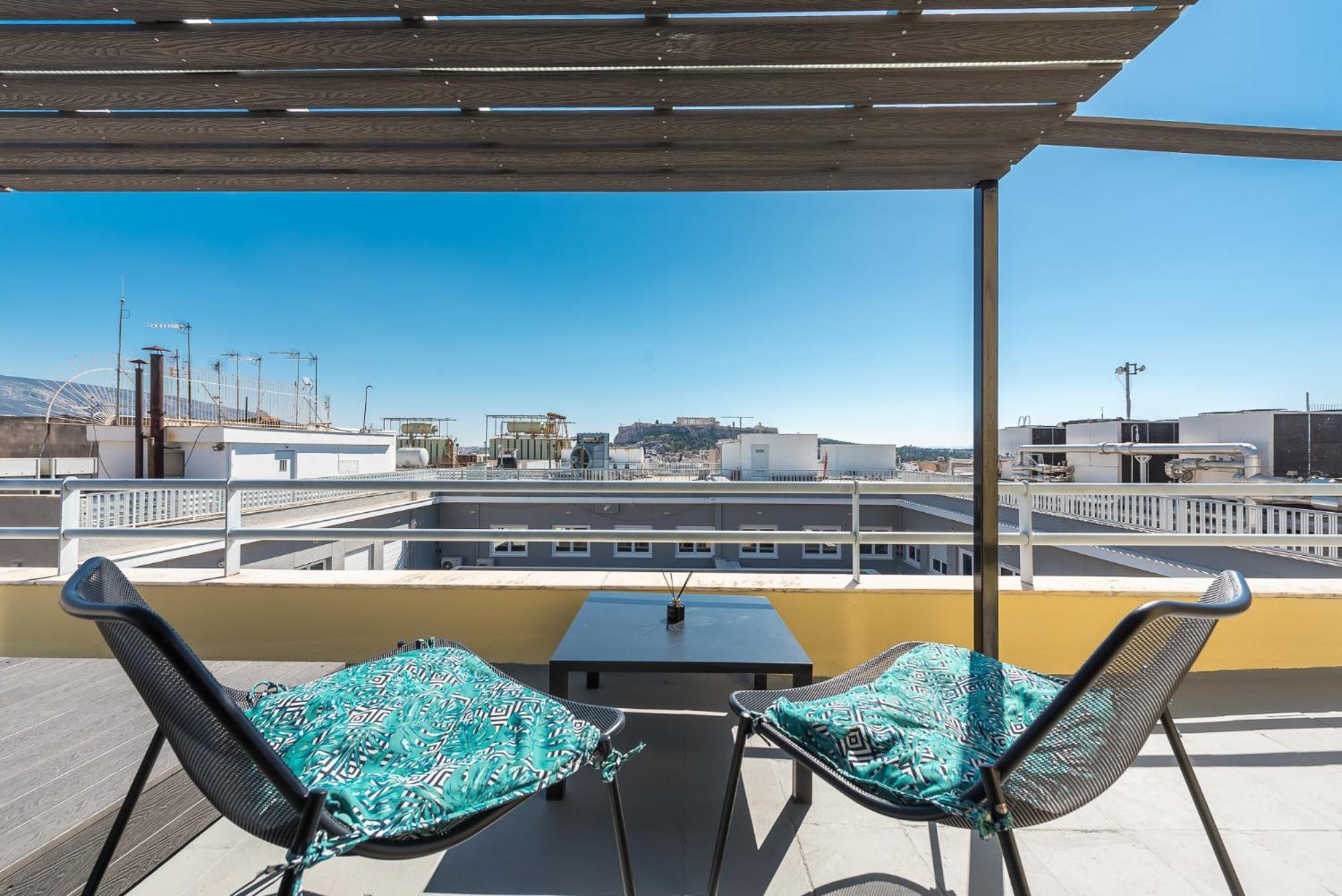 Acropolis View Mini Sky Suite & Hot Tub アテネ エクステリア 写真