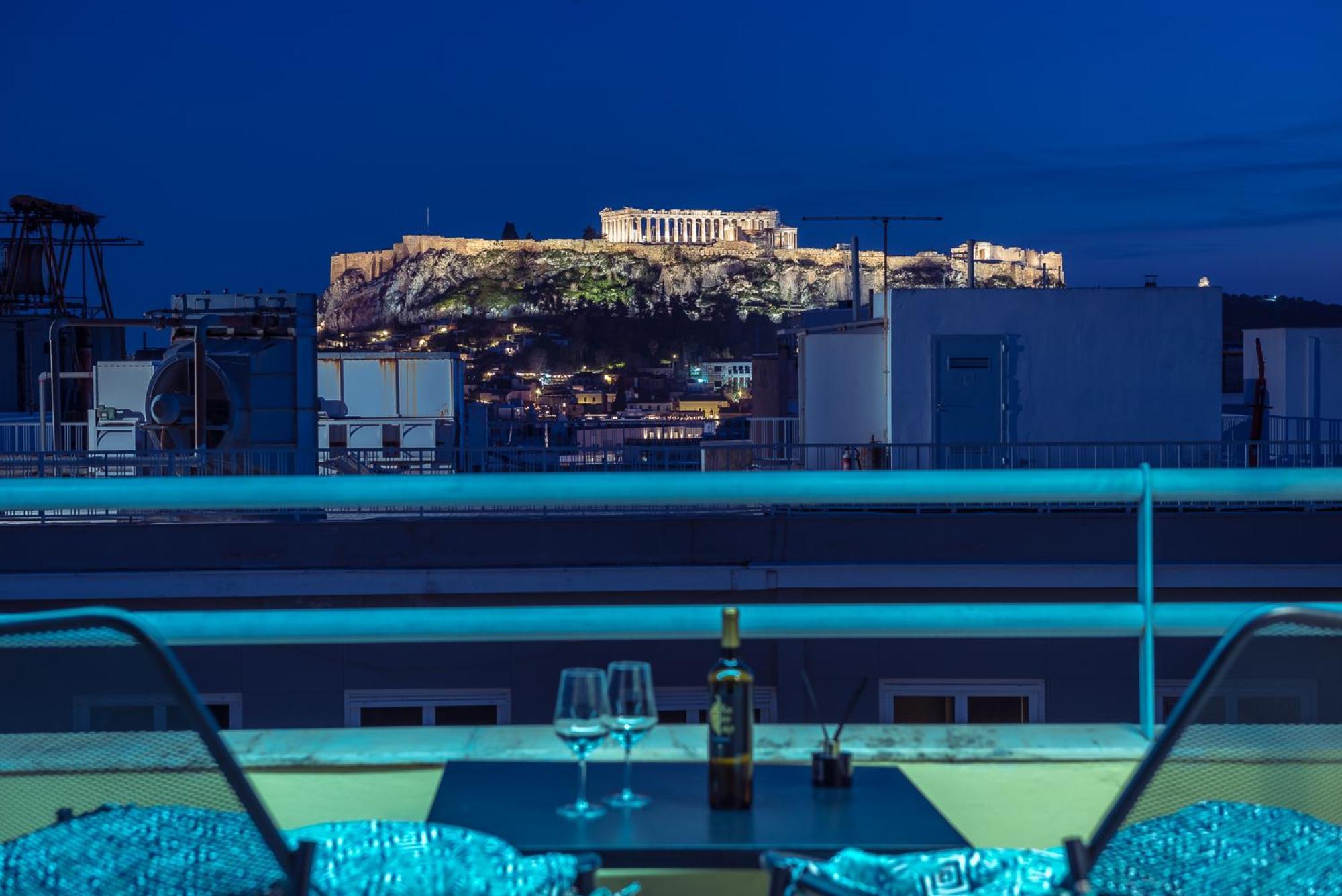 Acropolis View Mini Sky Suite & Hot Tub アテネ エクステリア 写真